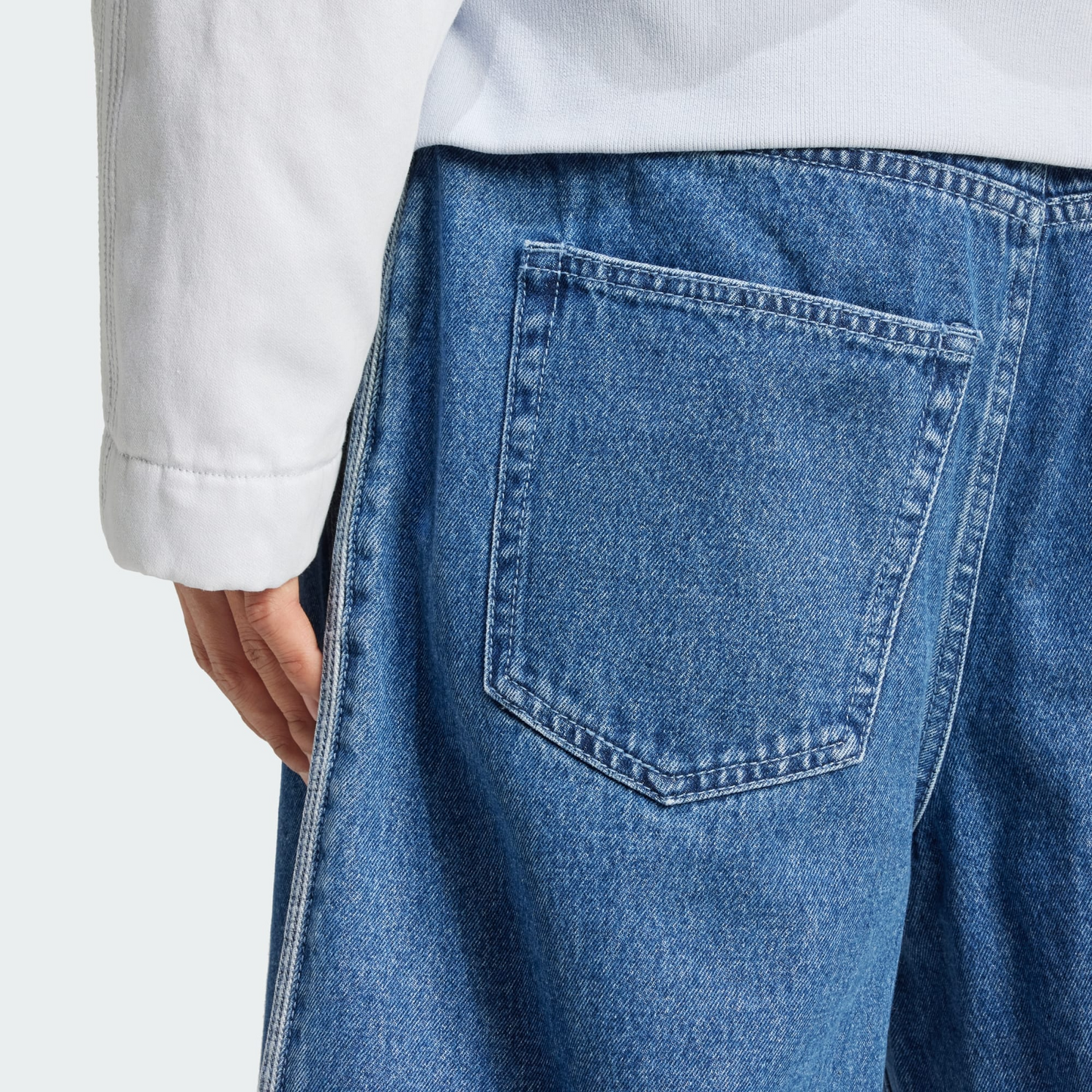 Adicolor Denim Firebird Shorts | Adidas | Wellstow | Men | Shorts |