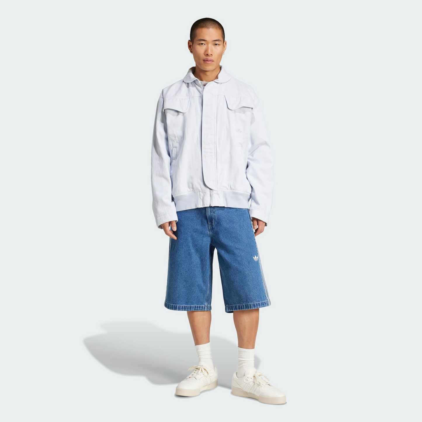 Adicolor Denim Firebird Shorts | Adidas | Wellstow | Men | Shorts |