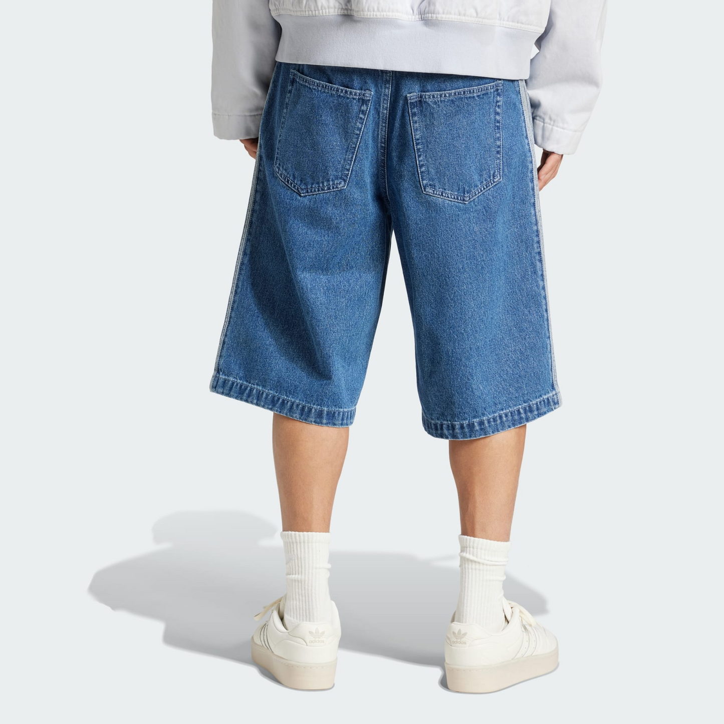 Adicolor Denim Firebird Shorts | Adidas | Wellstow | Men | Shorts |