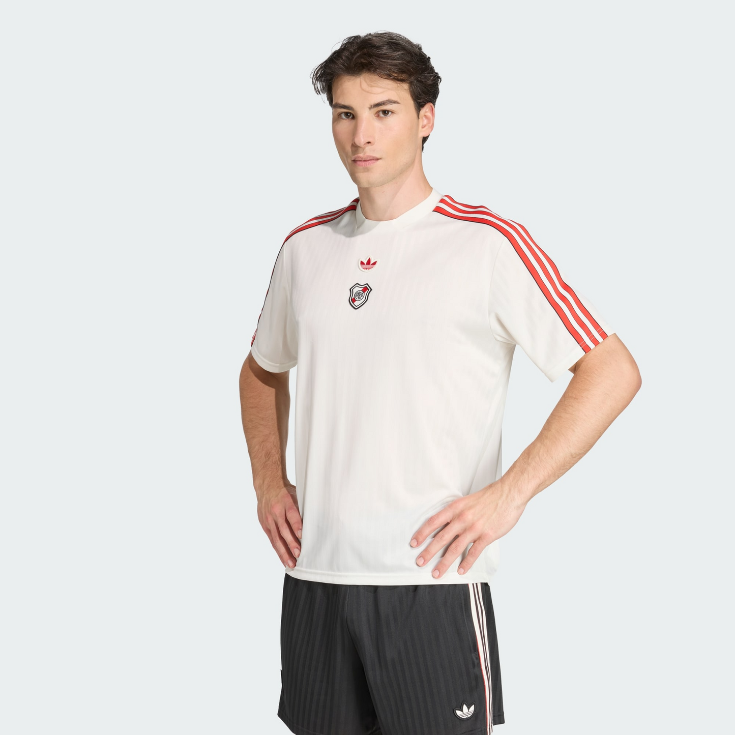 River Plate Terrace Icons Jersey | WELLSTOW | ADIDAS | MAN | 1980s SOCCER STYLE |