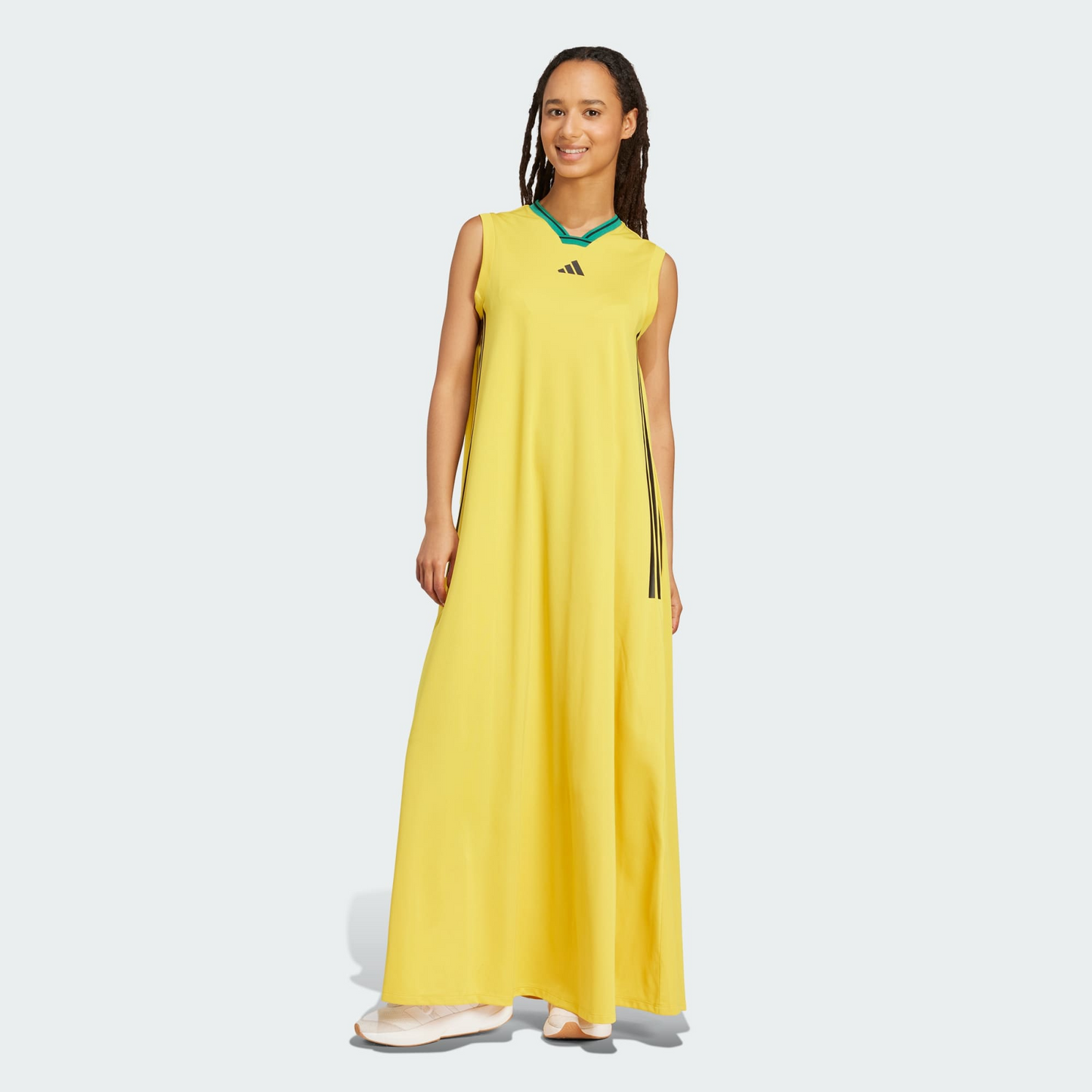 Tiro Cut 3-Stripes Soft Mesh Long Dress | Women | Adidas |