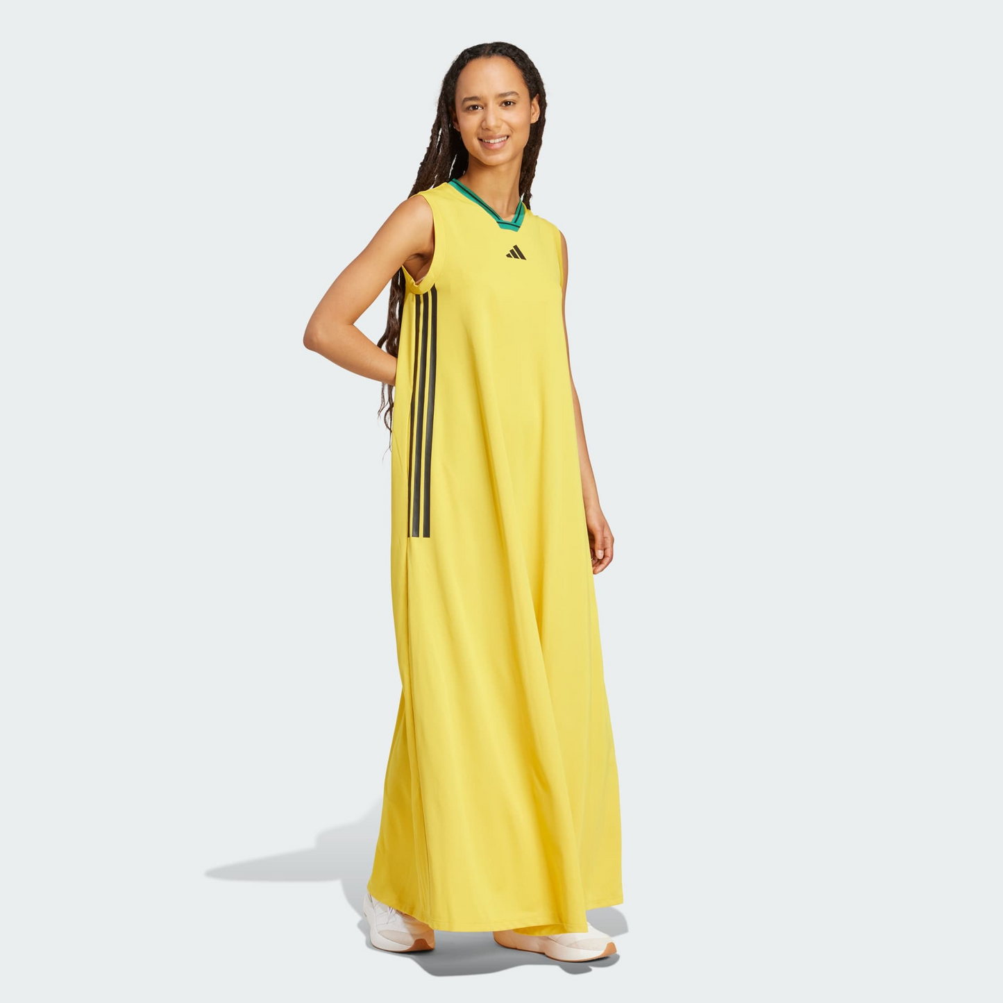 Tiro Cut 3-Stripes Soft Mesh Long Dress | Women | Adidas |