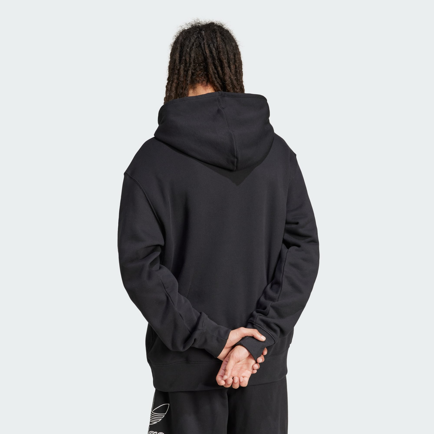 Adicolor Outline Trefoil Hoodie | BLACK | ADIDAS | WELLSTOW | MEN |