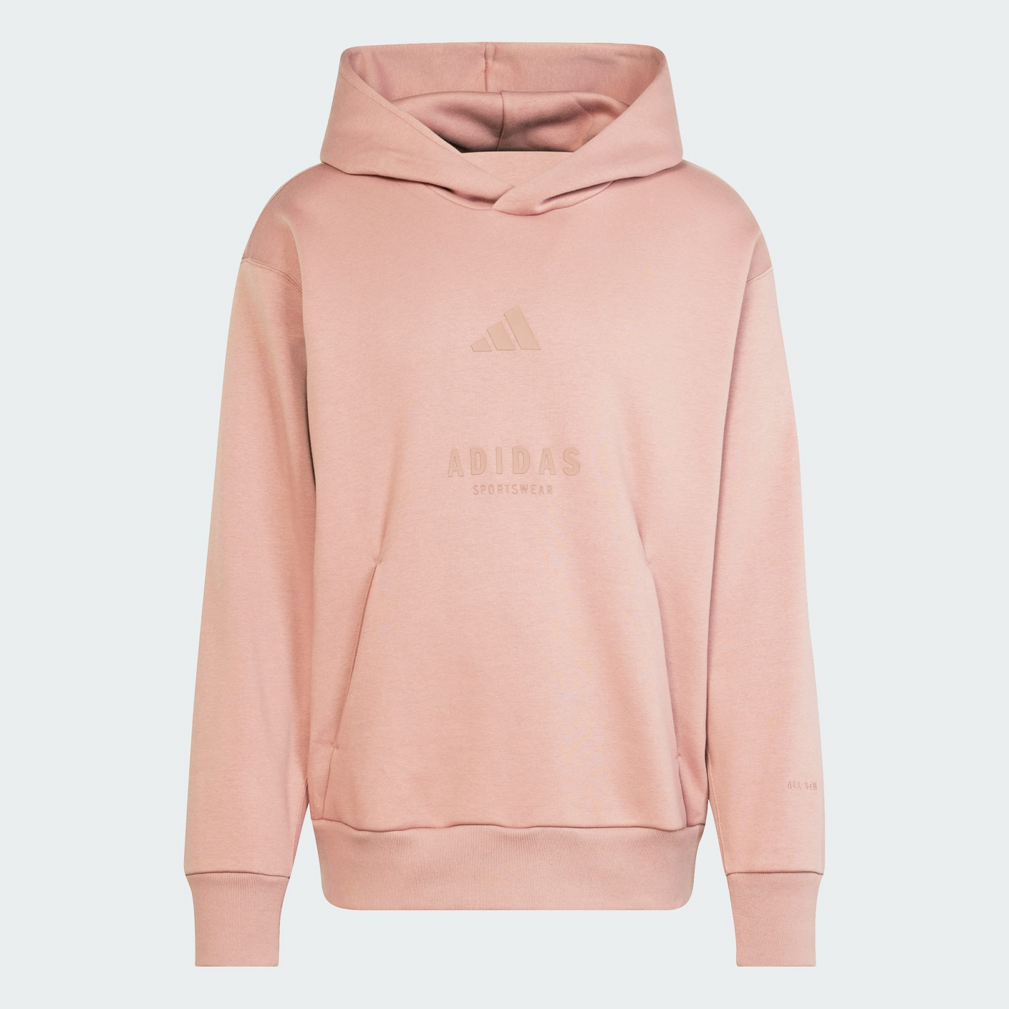 ALL SZN Fleece Graphic Hoodie |Adidas | Warm Clay | Adidas sports wear |