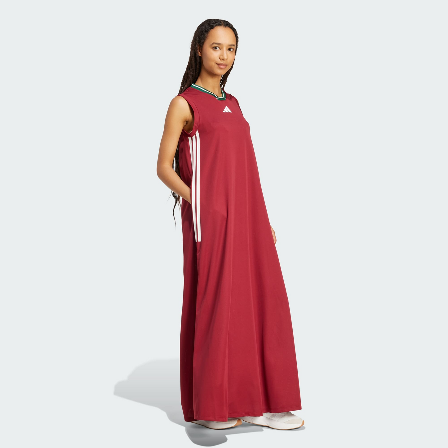 Tiro Cut 3-Stripes Soft Mesh Long Dress | Adidas |