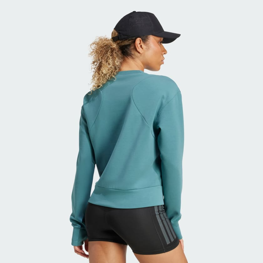Designed-for-Training Warm-Up Crewneck Sweatshirt | Adidas |
