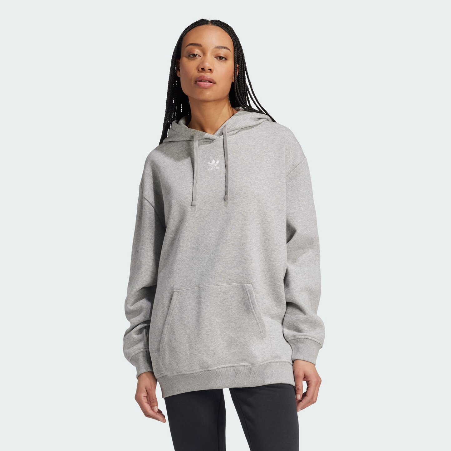 Essentials Oversized Fleece Hoodie | Wellstow | Adidas |