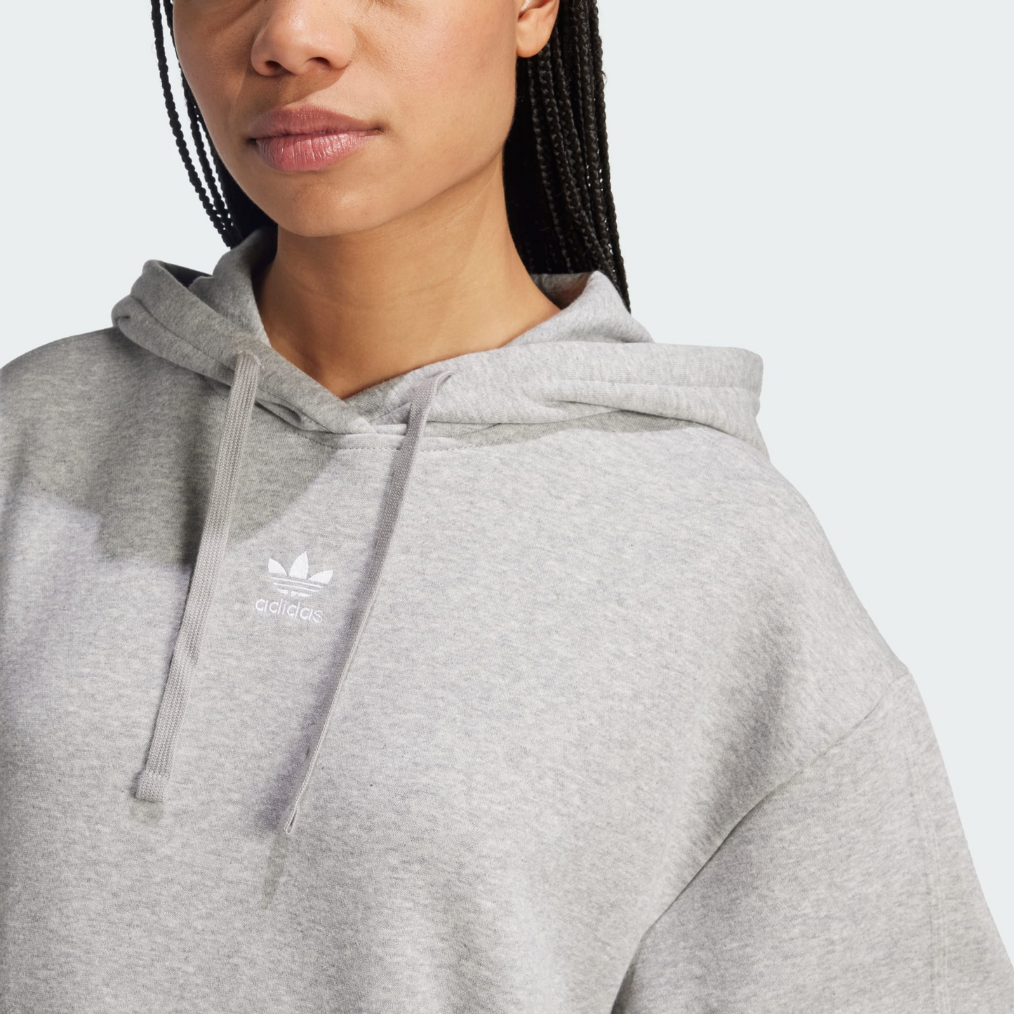 Essentials Oversized Fleece Hoodie | Wellstow | Adidas |