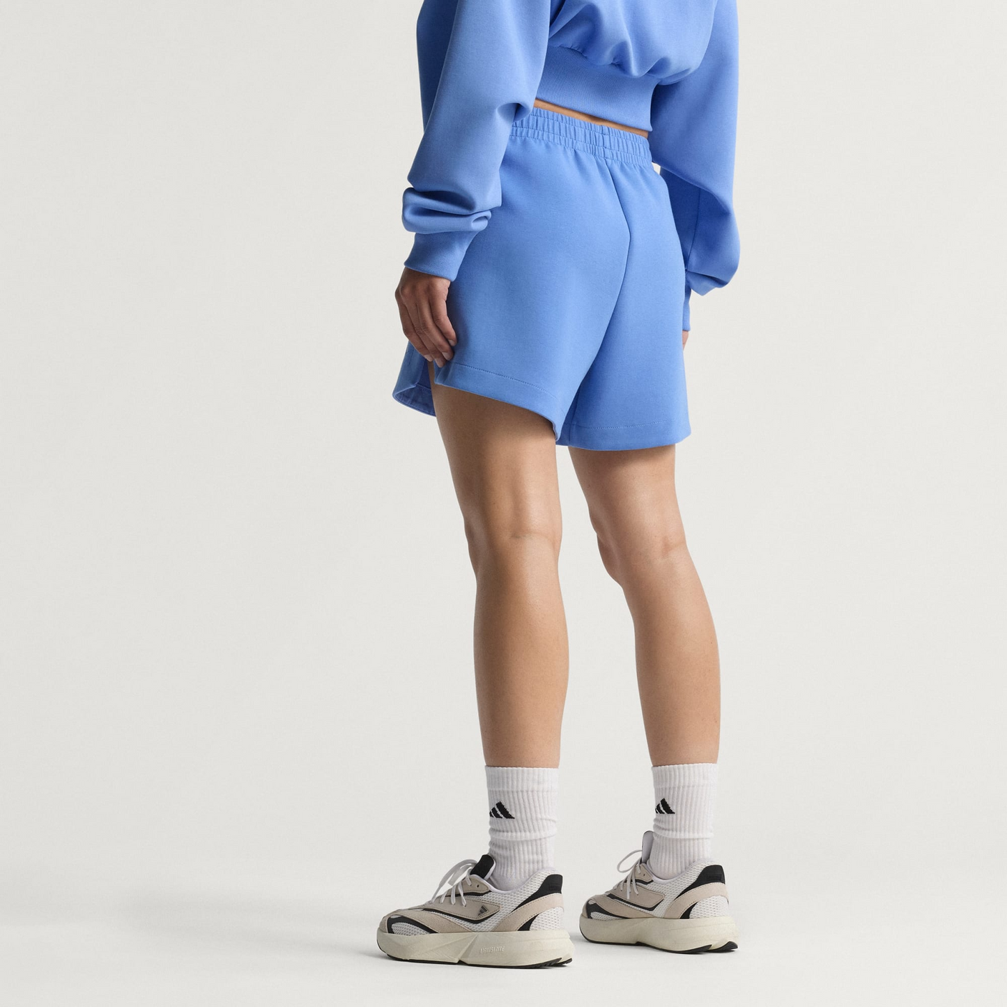 Soft Lux Loose Shorts | Adidas | Wellstow | Women | Blue Fusion |
