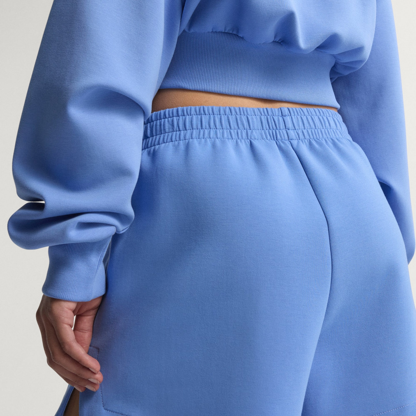 Soft Lux Loose Shorts | Adidas | Wellstow | Women | Blue Fusion |