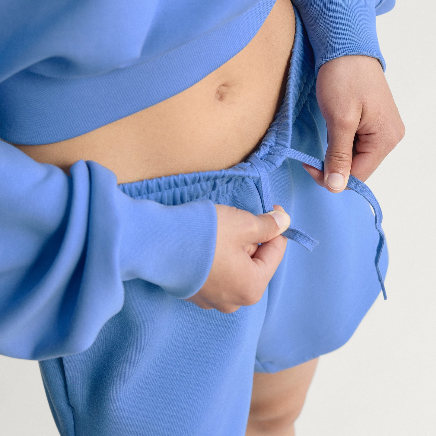 Soft Lux Loose Shorts | Adidas | Wellstow | Women | Blue Fusion |