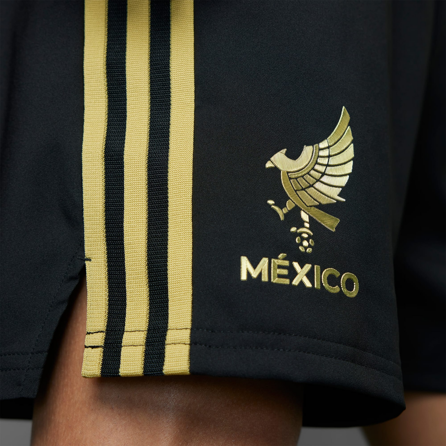 Mexico 25 Gold Shorts | wellstow | Adidas | Men |