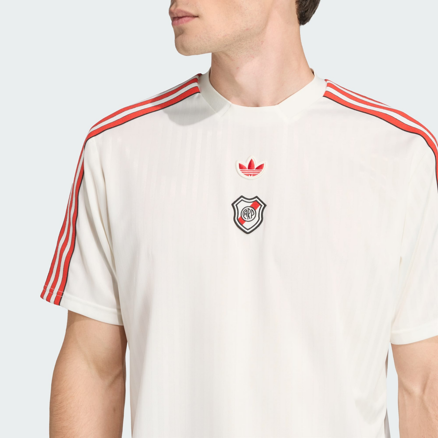 River Plate Terrace Icons Jersey | WELLSTOW | ADIDAS | MAN | 1980s SOCCER STYLE |