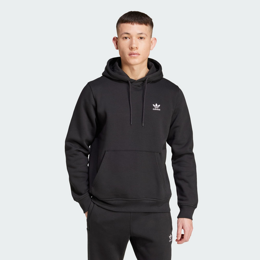 Trefoil Essentials Hoodie | Adidas | Black | Sports Hoodie |