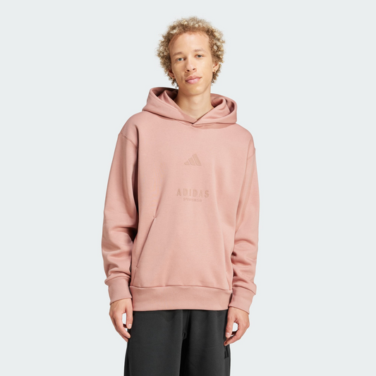 ALL SZN Fleece Graphic Hoodie  |Adidas | Warm Clay | Adidas sports wear |
