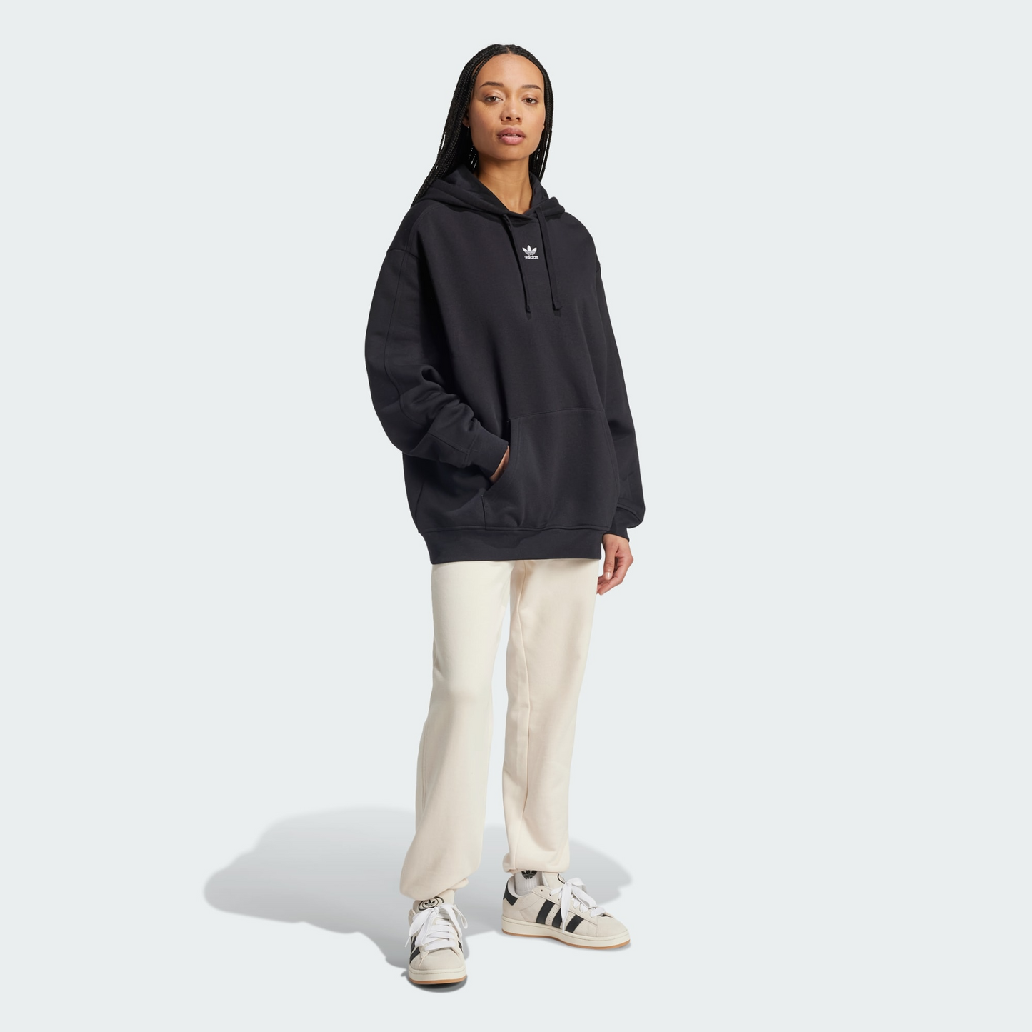 Essentials Oversized Fleece Hoodie | Women | Adidas |