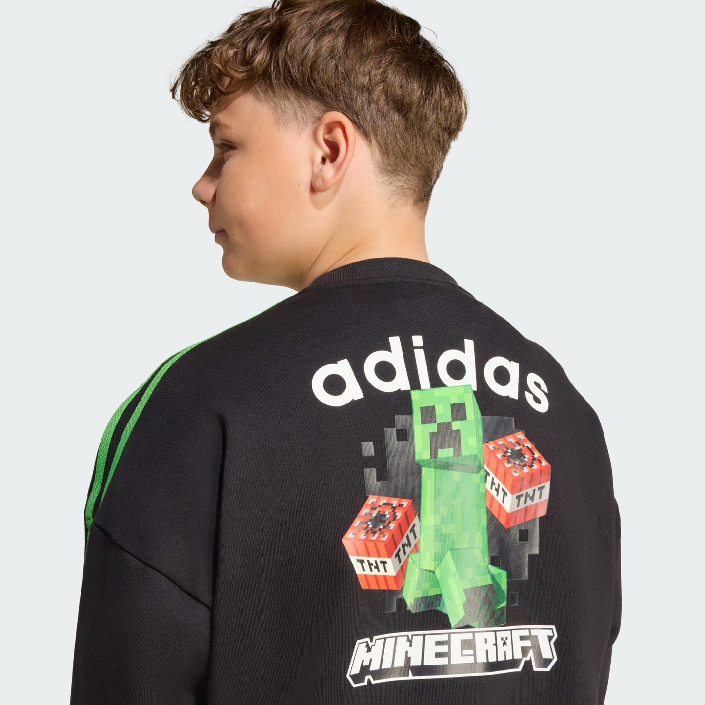 adidas Minecraft Crew Kids / Adidas / Wellstow /  Black