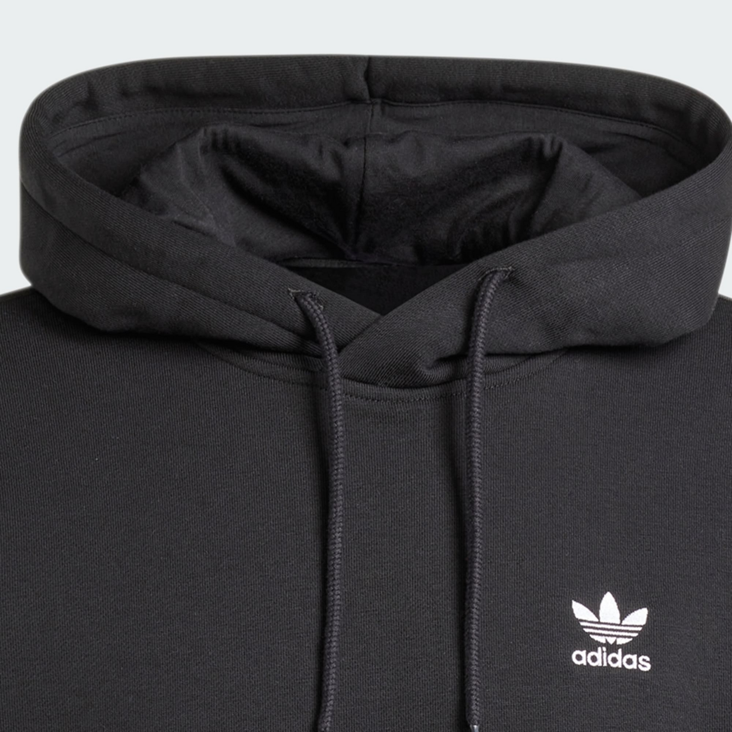 Trefoil Essentials Hoodie | Adidas | Black | Sports Hoodie |