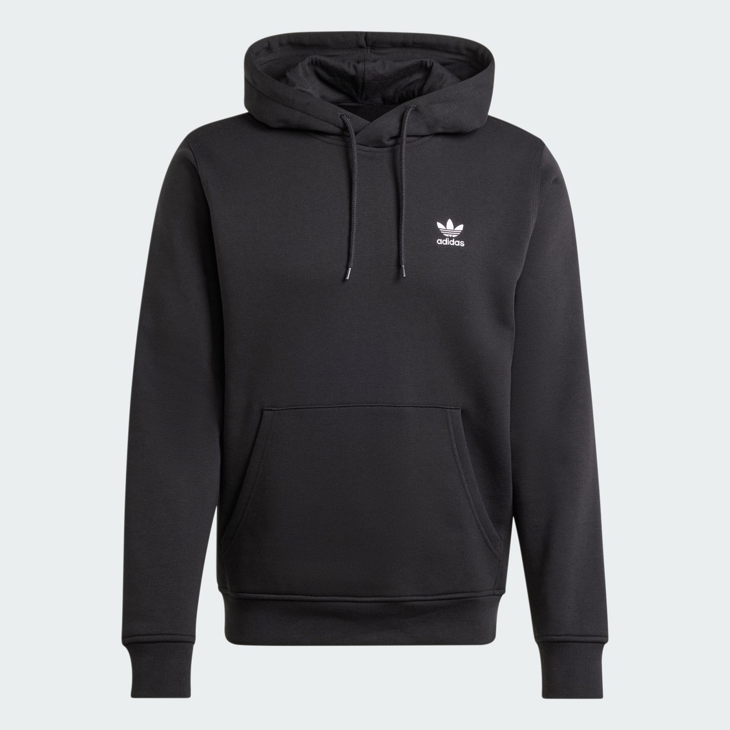 Trefoil Essentials Hoodie | Adidas | Black | Sports Hoodie |