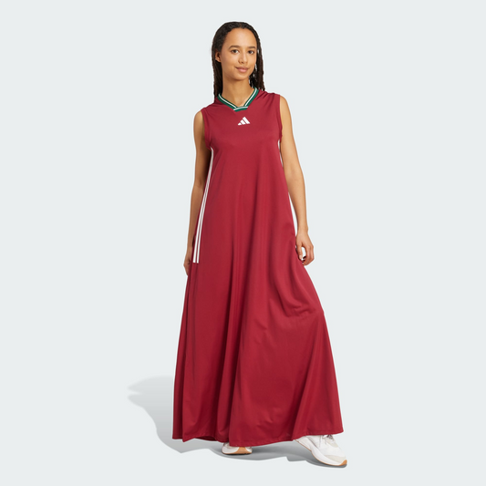 Tiro Cut 3-Stripes Soft Mesh Long Dress | Adidas |