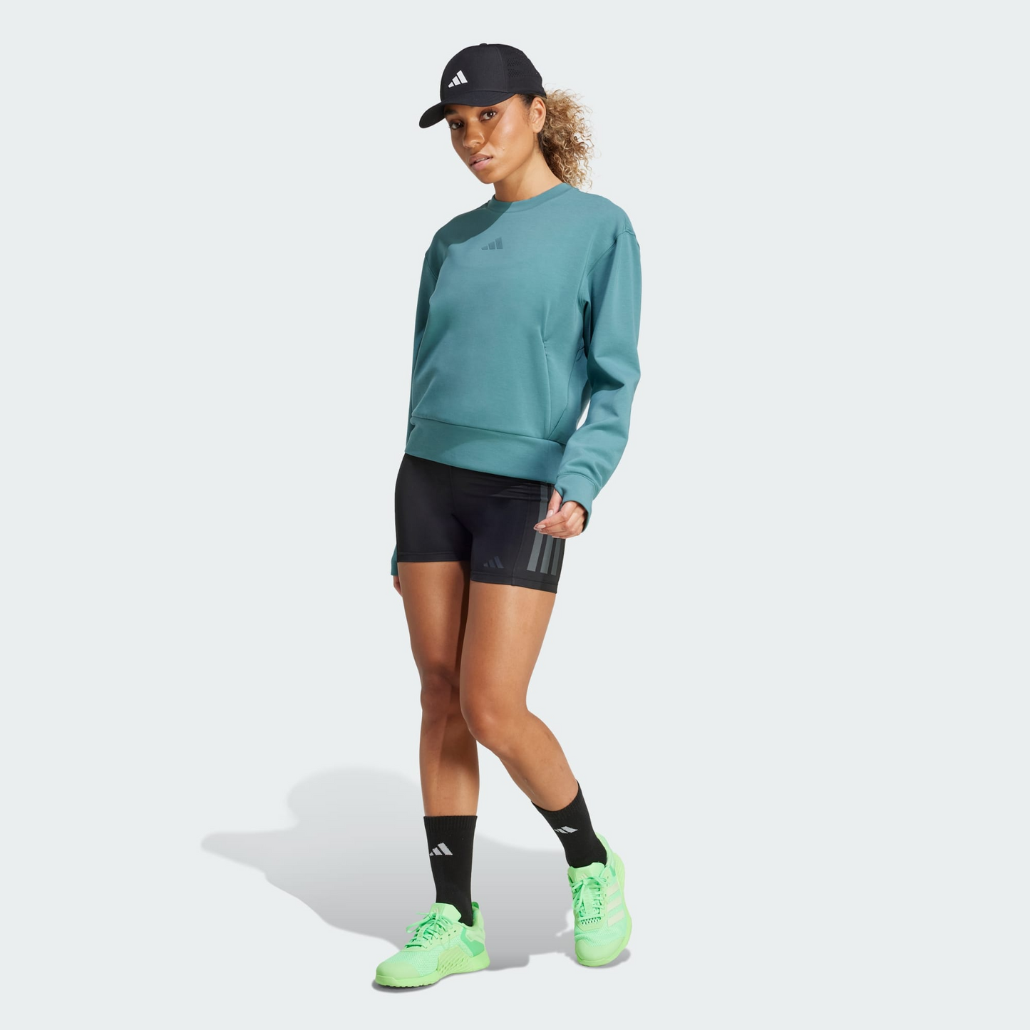 Designed-for-Training Warm-Up Crewneck Sweatshirt | Adidas |