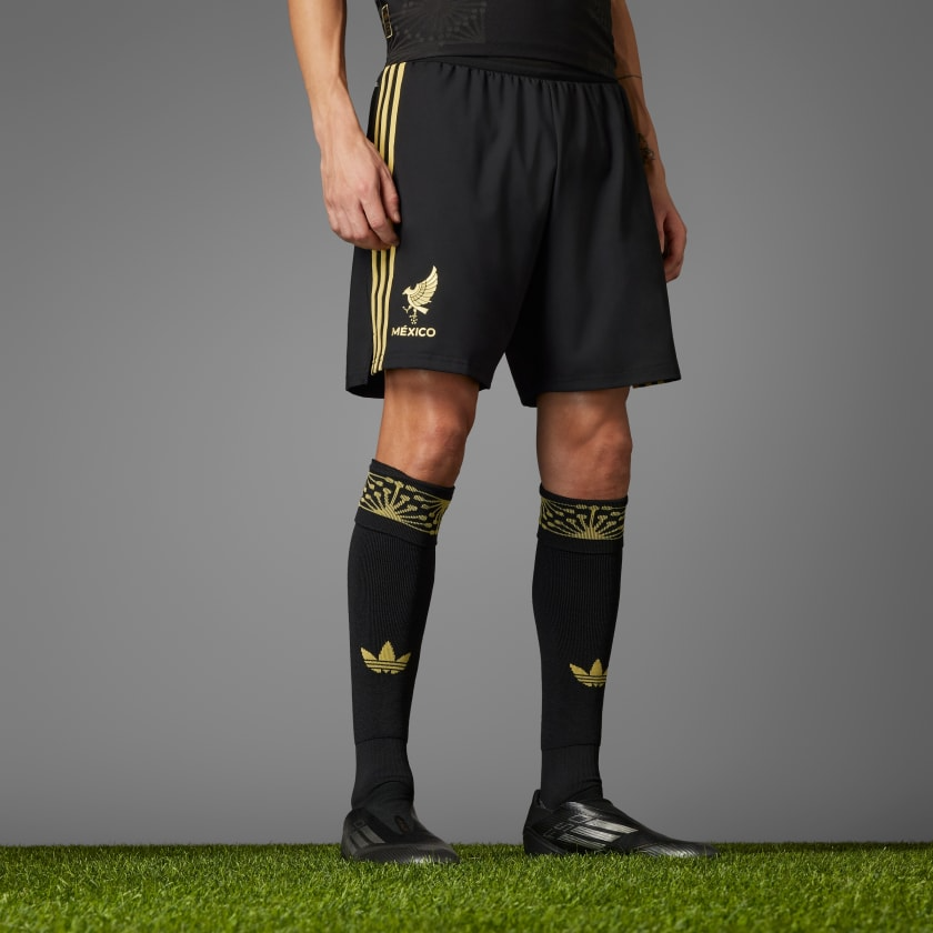 Mexico 25 Gold Shorts | wellstow | Adidas | Men |