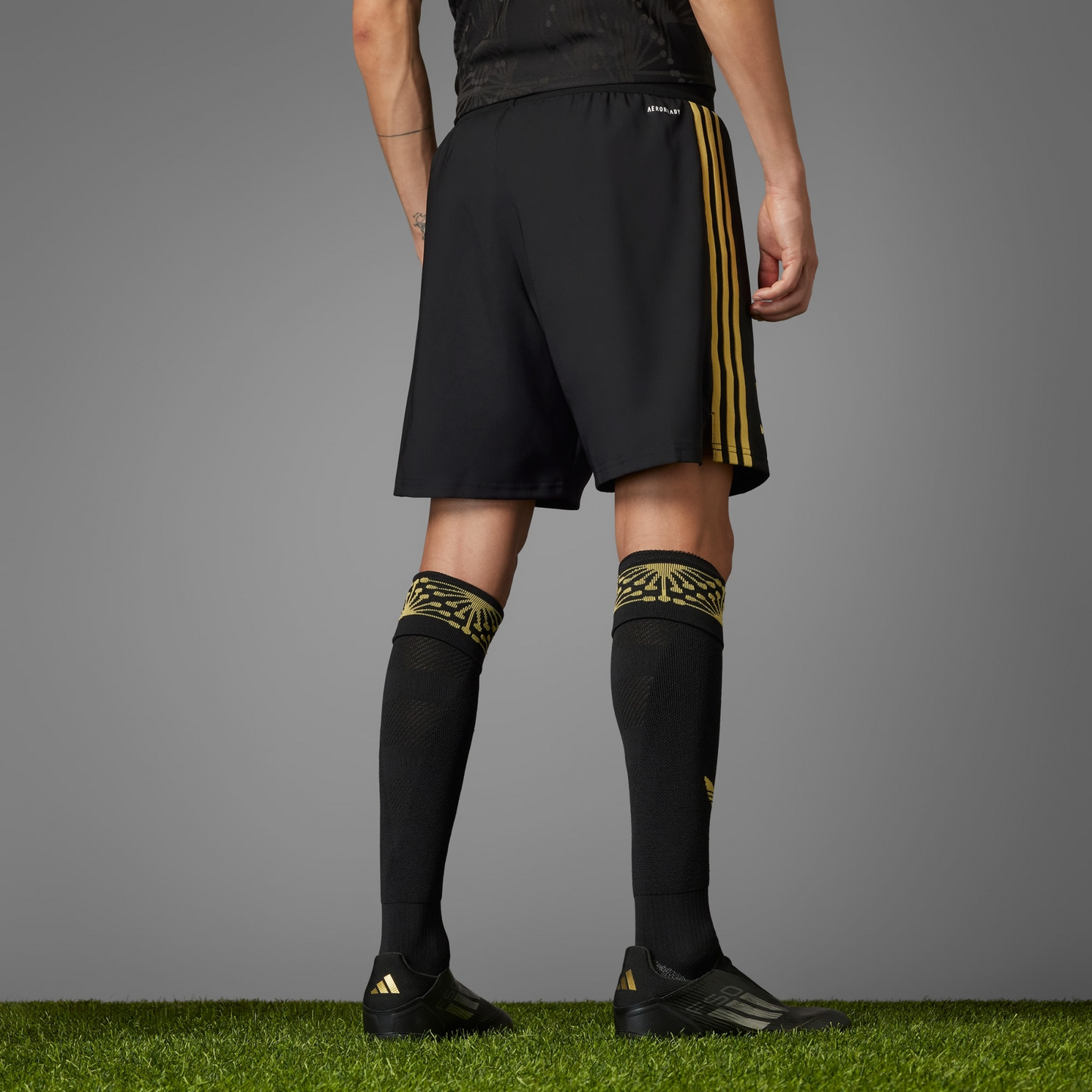 Mexico 25 Gold Shorts | wellstow | Adidas | Men |