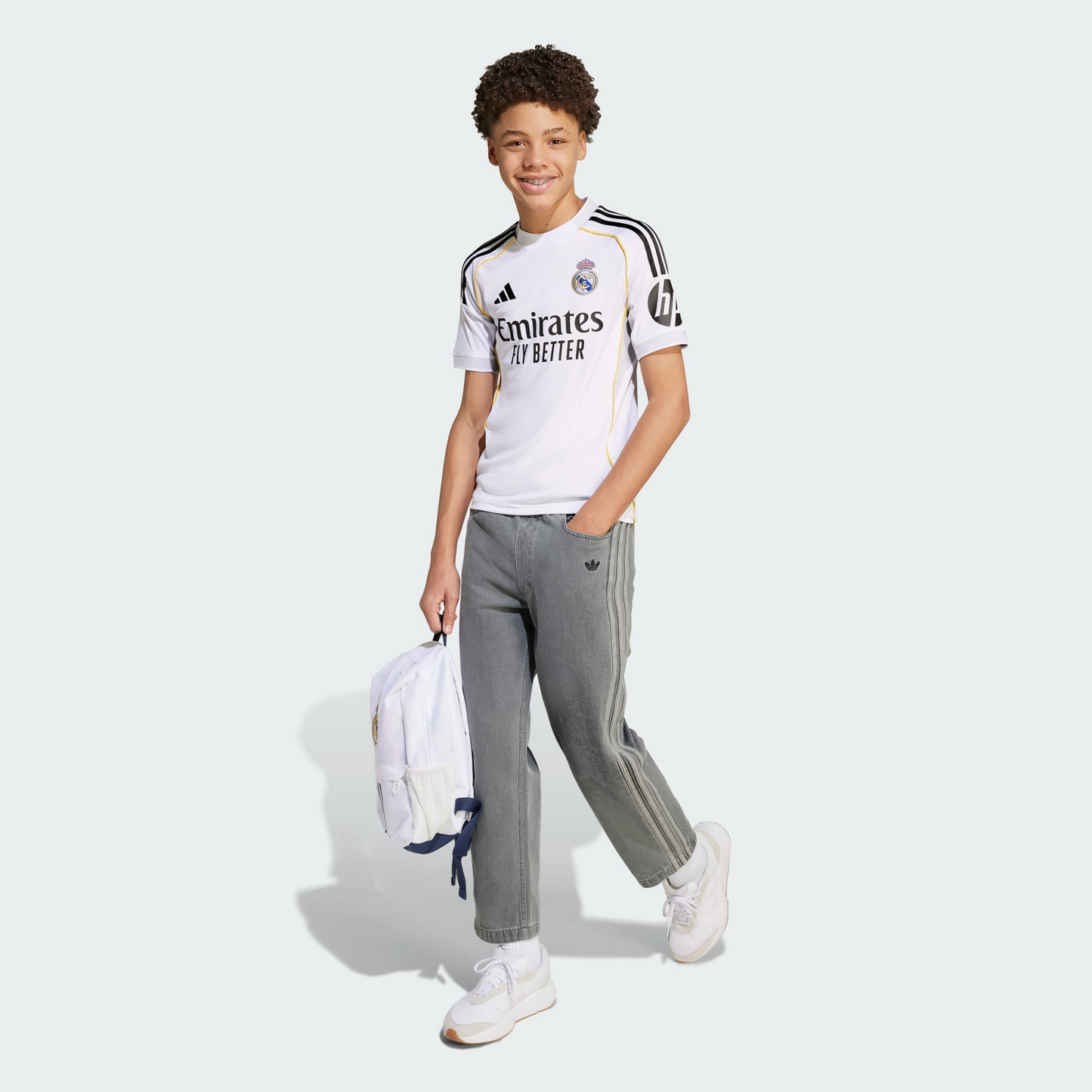 Real Madrid 25/26 Home Jersey Kids | Adidas | Wellstow |